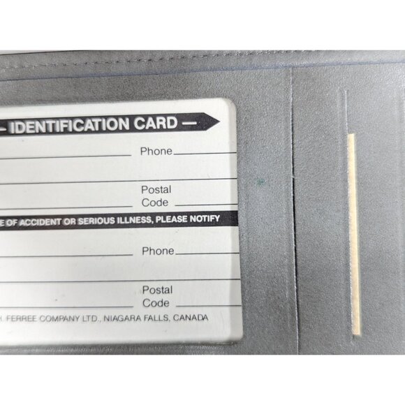 New Old Stock WINFIELD Gray leather wallet, Cowhide leather coin purse Canada - Picture 5 of 14